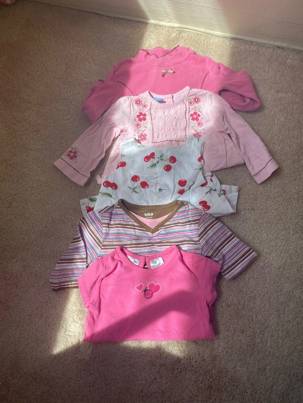 100% Cotton Adorable Girls Baby Clothes Bundle 16-24 Months